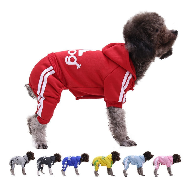 Puppy Stash Track Pup Hoodie